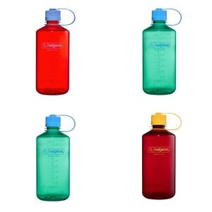 4x New Nalgene 32oz Water Bottle Mixed Colors BPA Free Made in USA Bundle Of 4